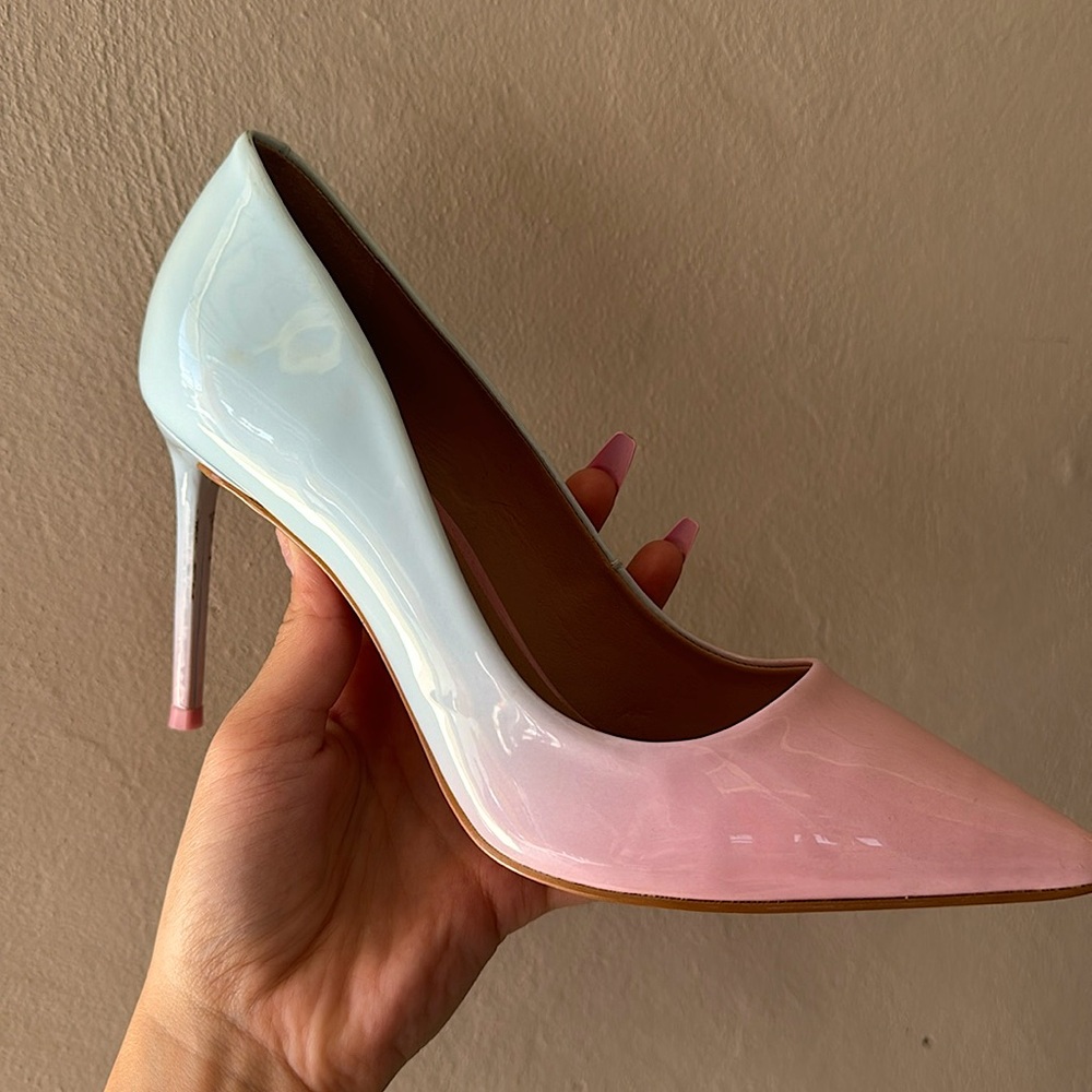 Chelsea & Violet gradient pink & blue high heels